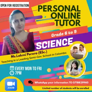 Science For Grade 6 To 9 English & Sinhala Medium