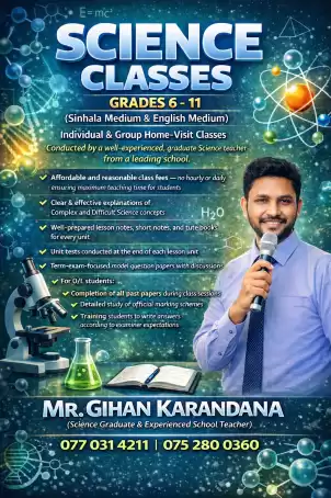 Science home visit individual and group classes