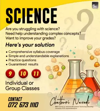 Science Online Classes (Grade 6-11)