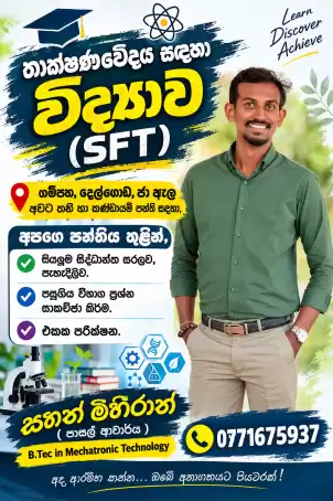 🔥 තාක්ෂණවේදය සඳහා විද්‍යාව (SFT)