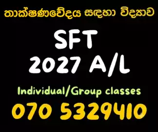 SFT 2028 AL | තාක්ෂණවේදය සඳහා විද්‍යාව | Group And Individual