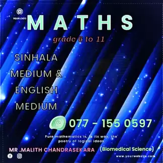Sinhala medium and English medium Maths classes