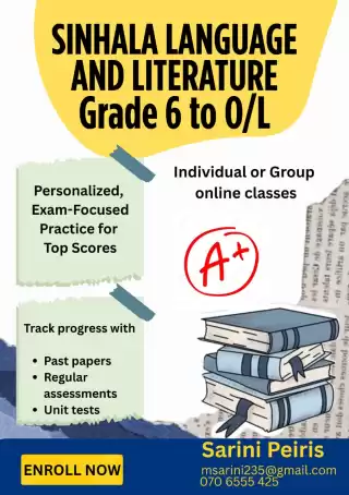 Sinhala Online Classes | Grades 6–11 Local Syllabus