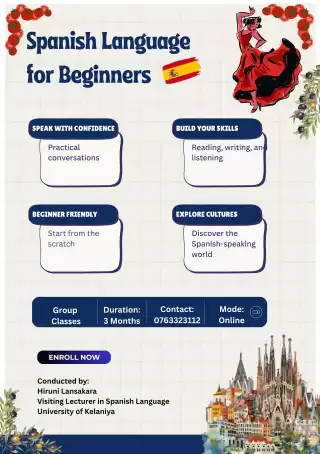 Spanish Language for Beginners