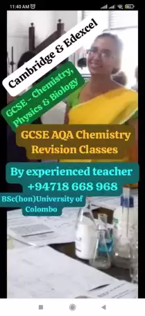 Special paper classes for GCSE AQA (physics/chemistry)