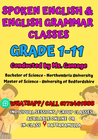 Spoken English and English Grammar | Grade 1-11