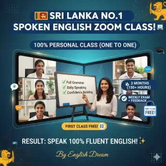 Spoken English class in personal class (Tamil medium)