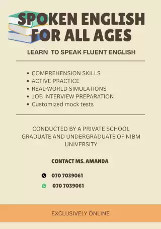 Spoken English classes for all ages