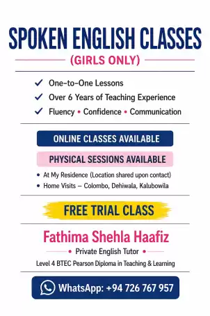 Spoken English Classes (Girls Only)