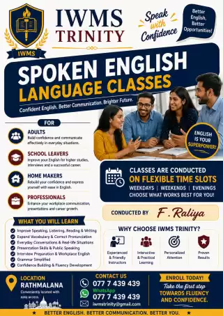Spoken English Classes Young to Adults