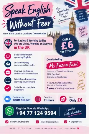 Spoken English for Ladies living Abroad