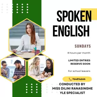 Spoken English for school leavers