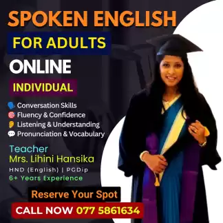 Spoken English For Working Adults