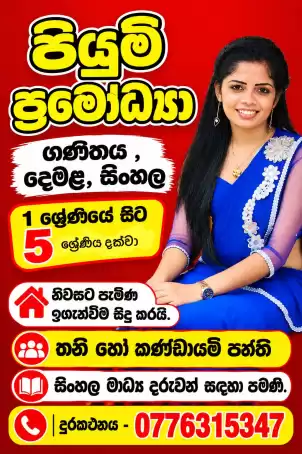Tamil, Mathematics, Sinhala