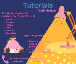 Tamil medium tuition classes