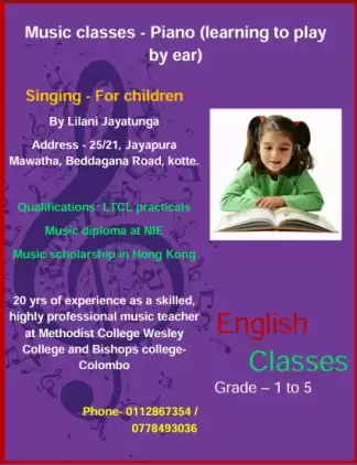 Teaching children to play by ear, read music, singing