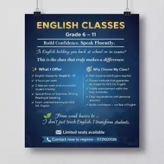 The Best English Class (Grade 6 -11)