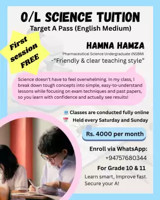 The only O/L Science tuition class you need
