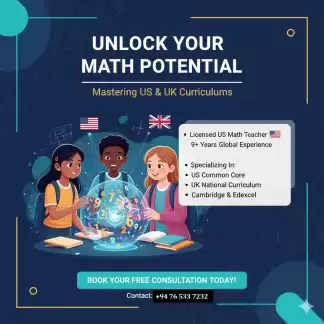 Trusted Maths Tutor for Sri Lankan Children Abroad