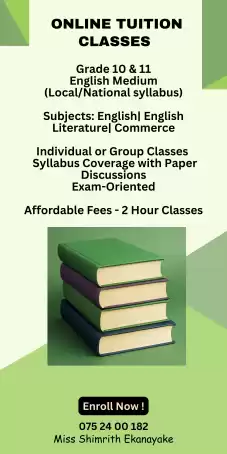 Tuition Classes for Grade 10 & 11 – Local/National Syllabus