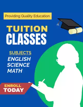 Tuition for Maths & English (English Medium)