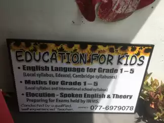 Tuition for primary school children