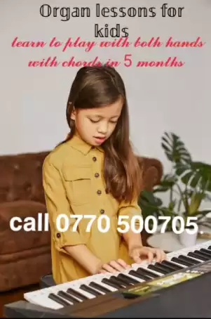 Tuition lessons in organ music