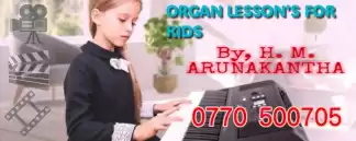 Tuition lessons in organ music for kids