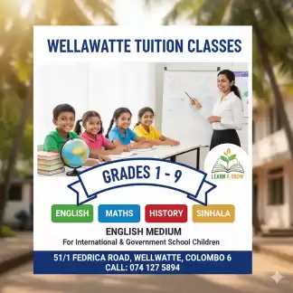 Tution classes at wellawatte