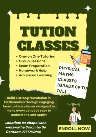 Tution classes for Garde 9 to o/l