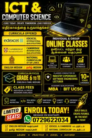 UNIT 9 PYTHON PROGRAMMING (A/L ICT Sri Lanka) English and Tamil Medium Notes Questions and Answers Model Pass papers 2026 2027 2028