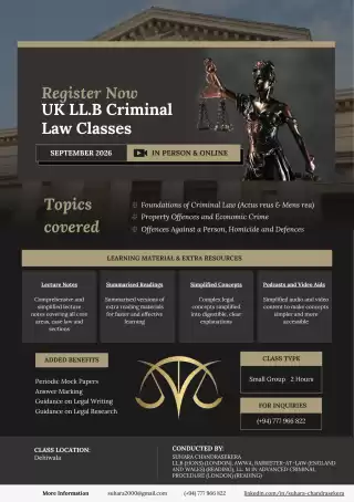 UOL LLB Criminal Law