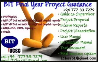 VLE for eBIT Project BIT Colombo (UCSC)- Final Project Guidelines Resources Github Download PHP mySQL Python AI