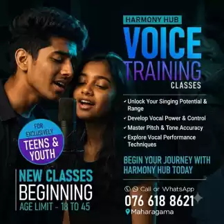 Voice Training classes for Teens and Youth