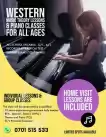 Western music and piano classes