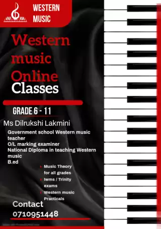 Western music class Grade 6-11 (online & physical)