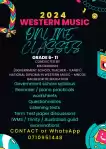 Western music classes theory and practicals from grade 6 - 11