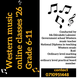 WESTERN MUSIC ONLINE CLASSES GRADE 6-11