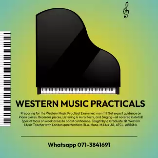 Western Music Practicals - Western Music Lessons - Piano Recorder Lessons