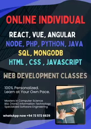 Your Web Development Journey Starts Here – Learn at Your Place! 🌟