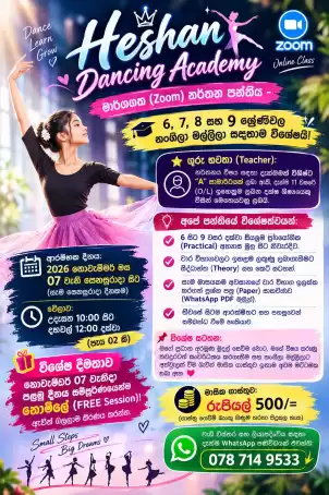 Zoom Online Dancing class