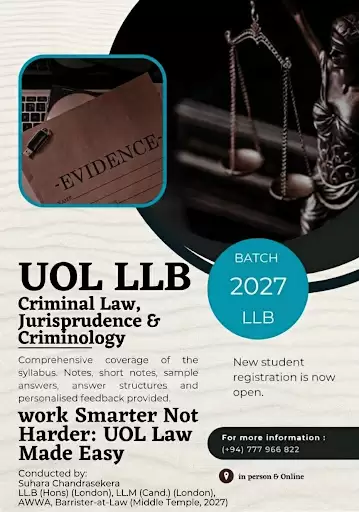 UOL LLB Criminal Law, Criminology and Jurisprudence