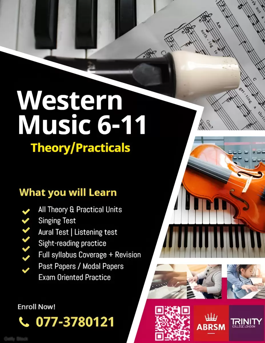Western Music For 6–11 Students, Theory & Practical & Special Revision For Grade 11